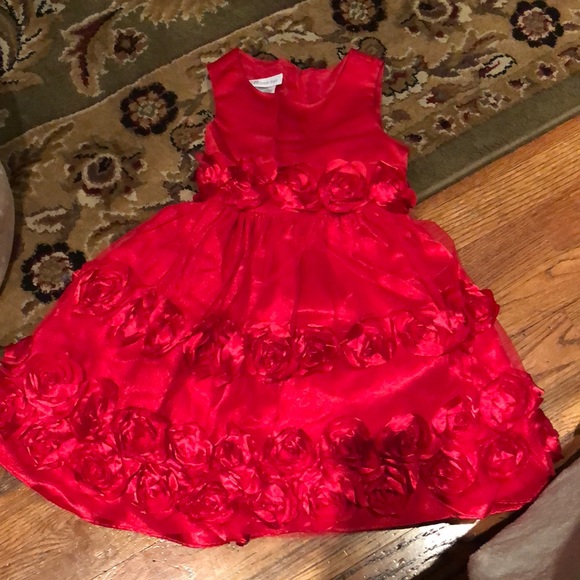 bonnie jean red dress